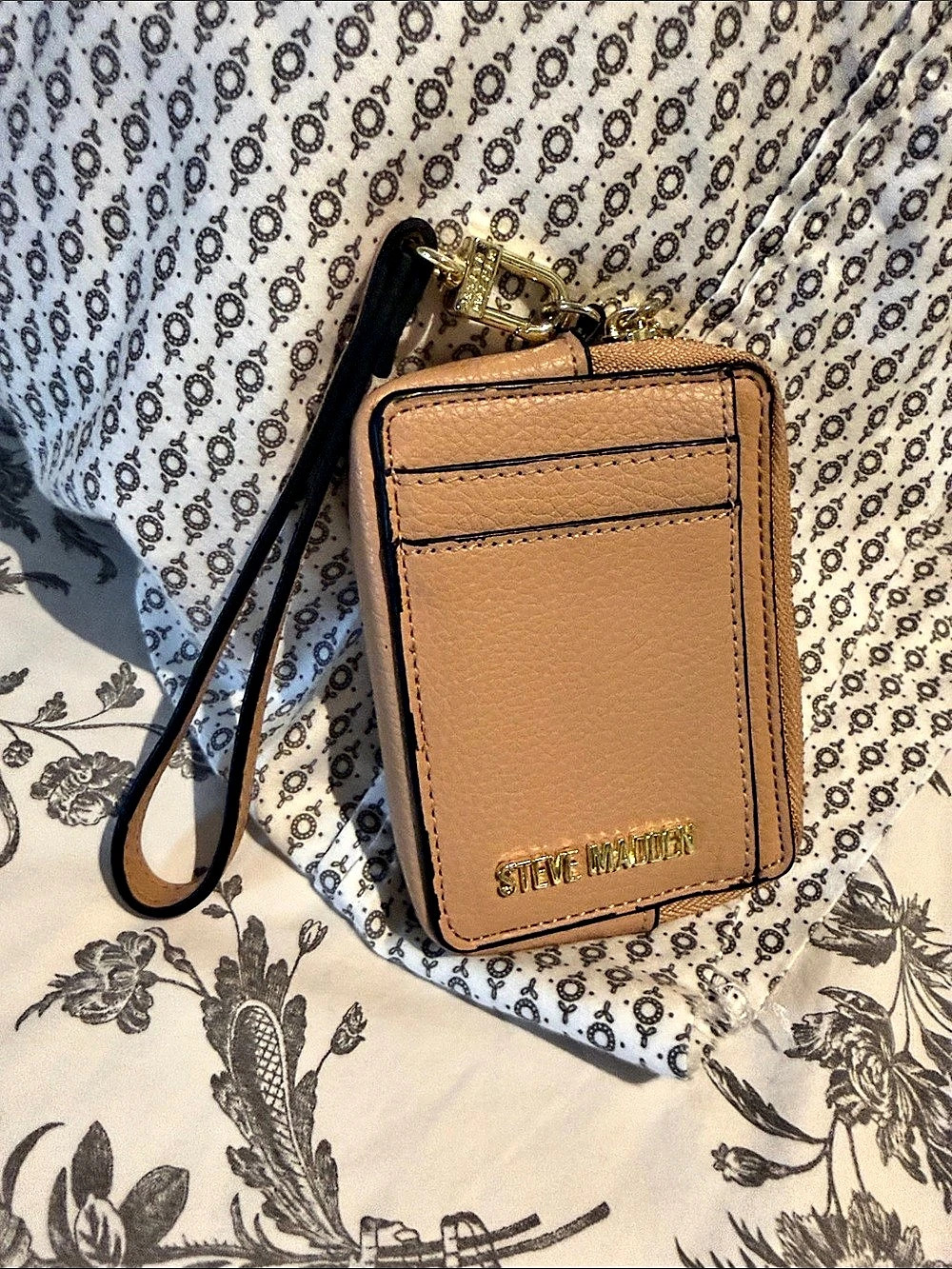 Steve Madden Brown Wristlet Wallet